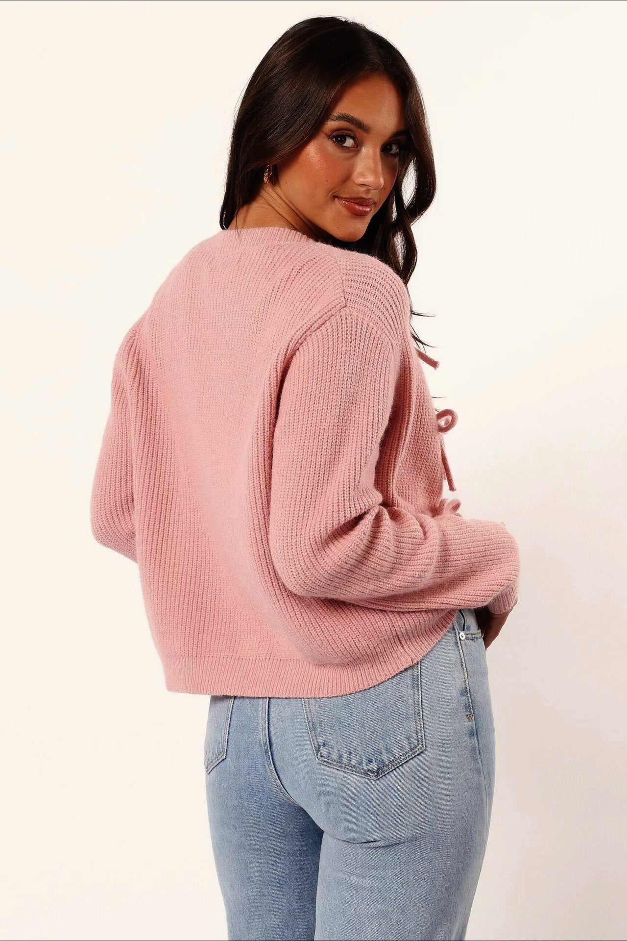 Cozy Knit Long-Sleeve Cardigan