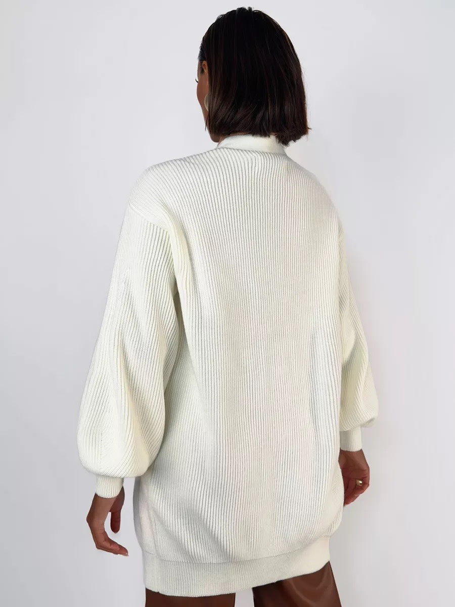 Simple Relaxed Knit Cardigan