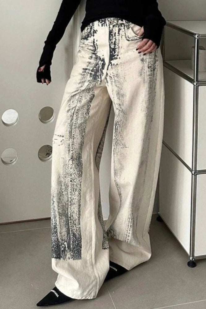 Straight Tie Dye Vintage Jean