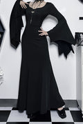 Batwing Slimline Gothic Dress