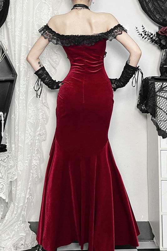Asym Graceful Gothic Dress