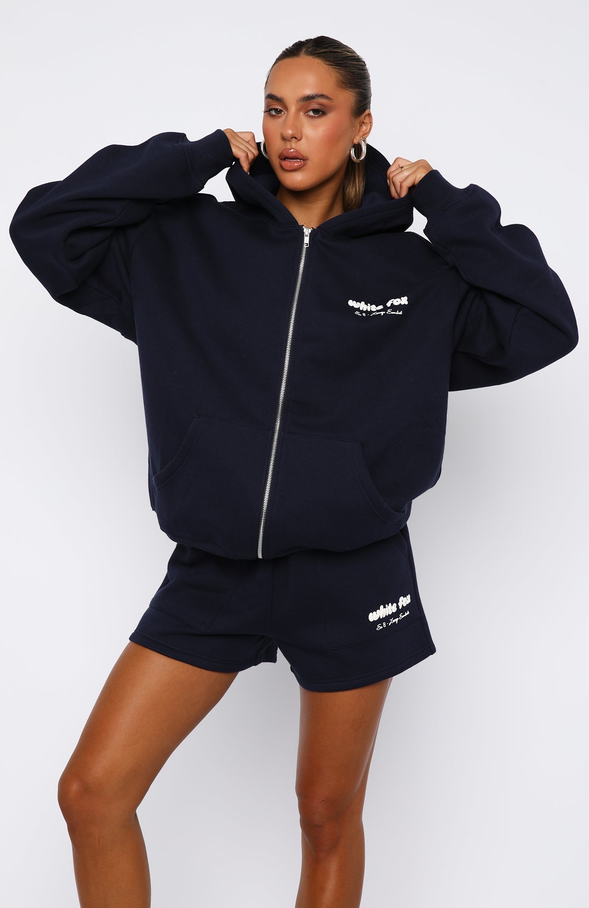 Era Zip Front Nautical Hoodie