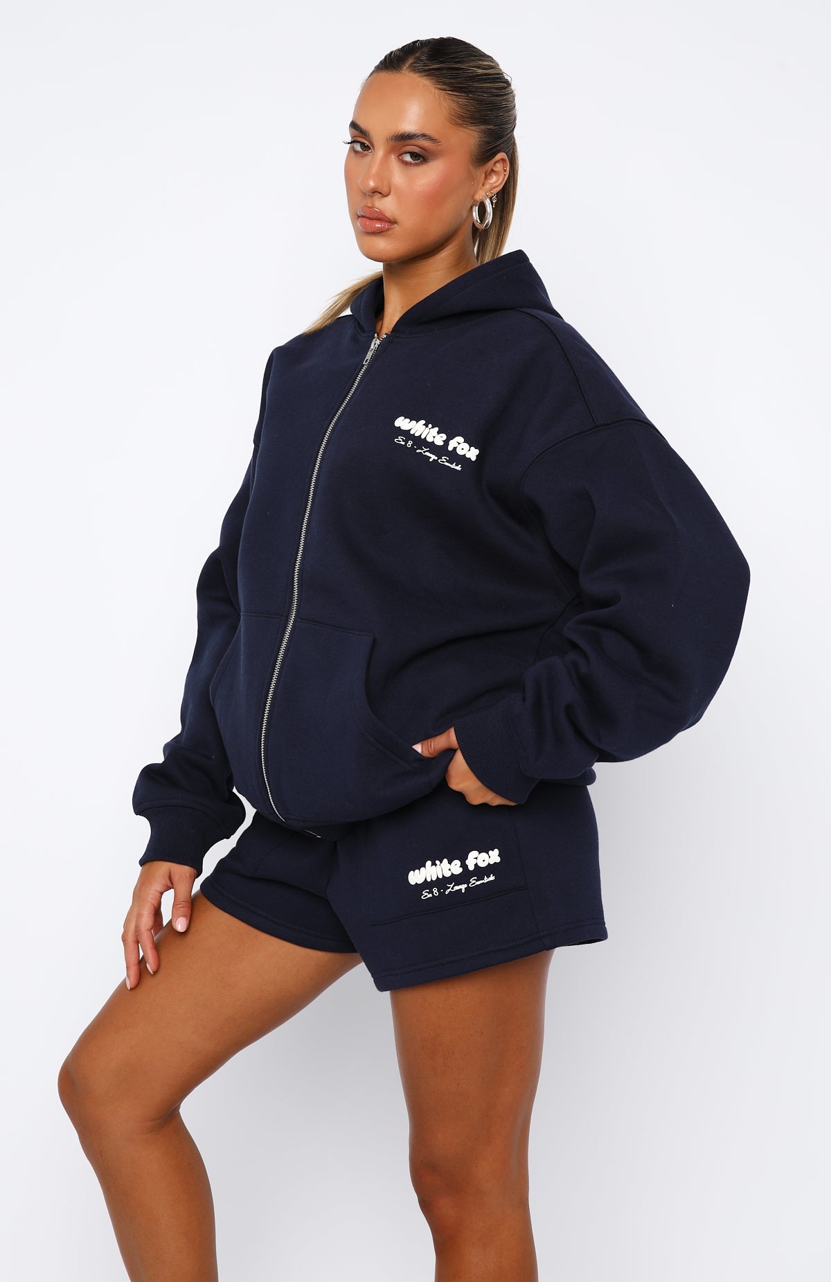 Era Zip Front Nautical Hoodie