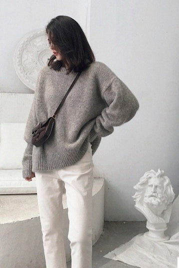 Loose Retro Style Sweater