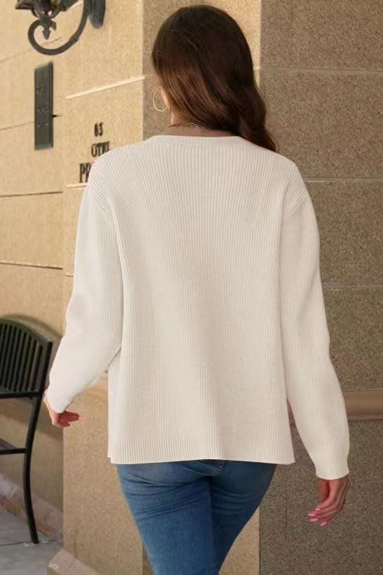 Cozy Knit Long-Sleeve Cardigan