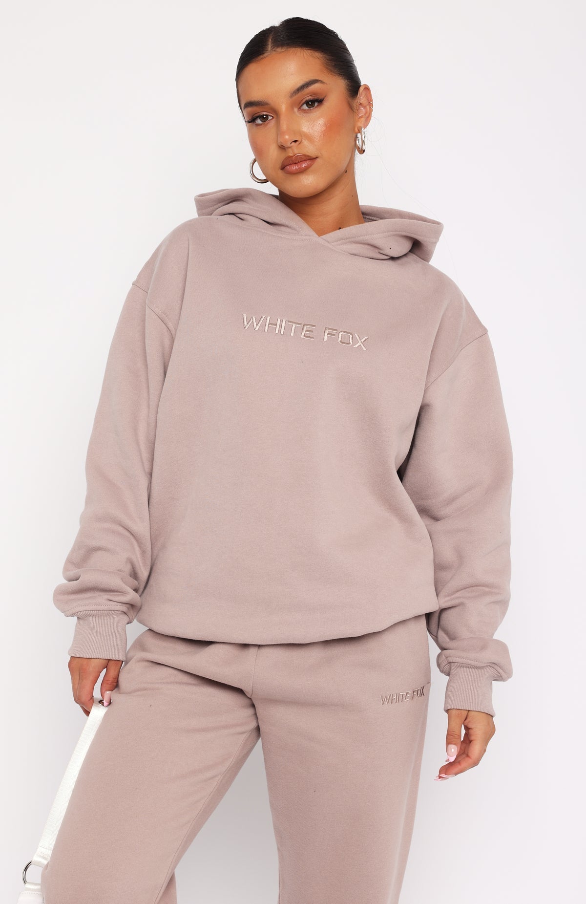 Stay Lifted Oversized Cinnamon Hoodie