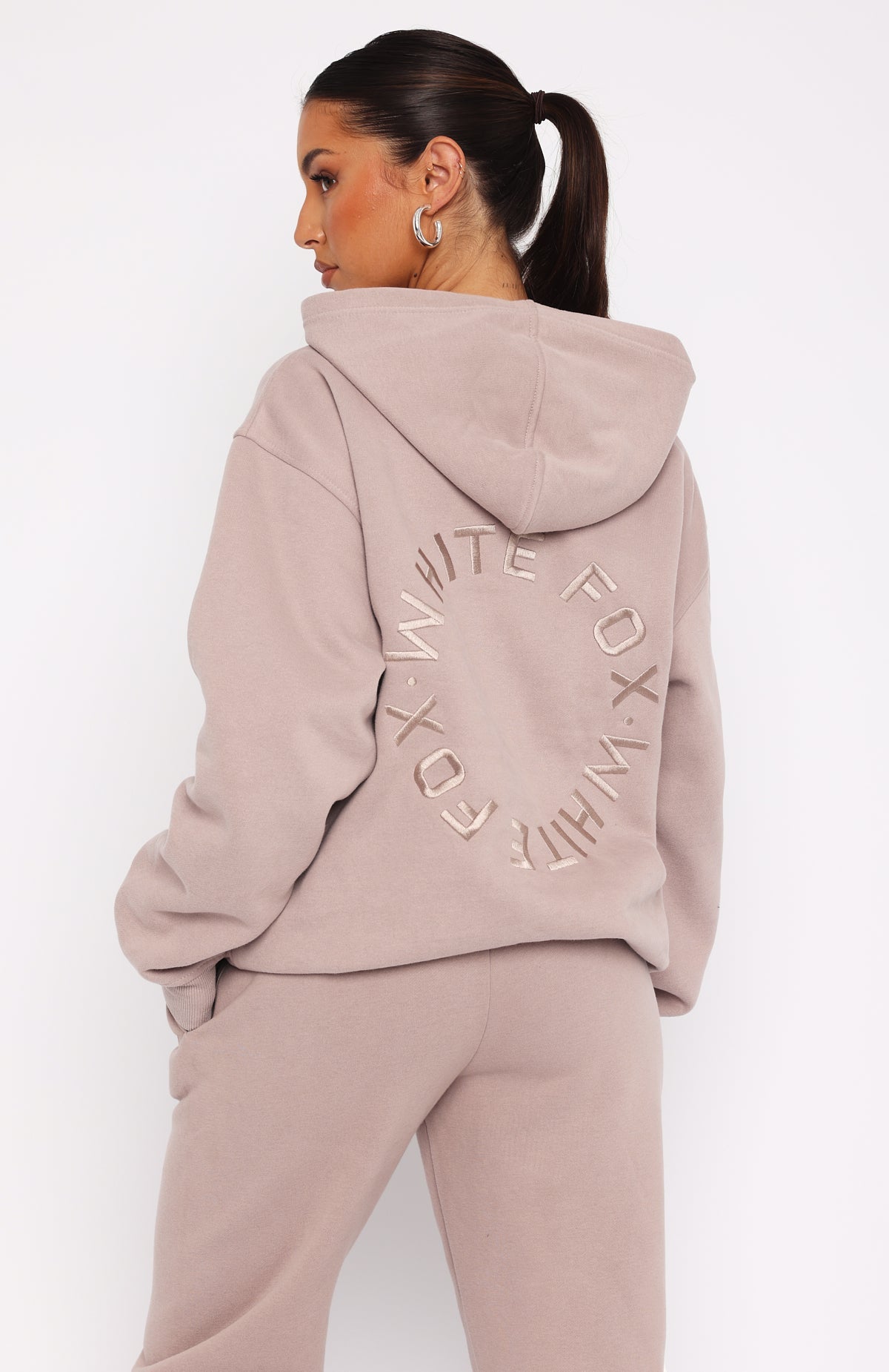Stay Lifted Oversized Cinnamon Hoodie