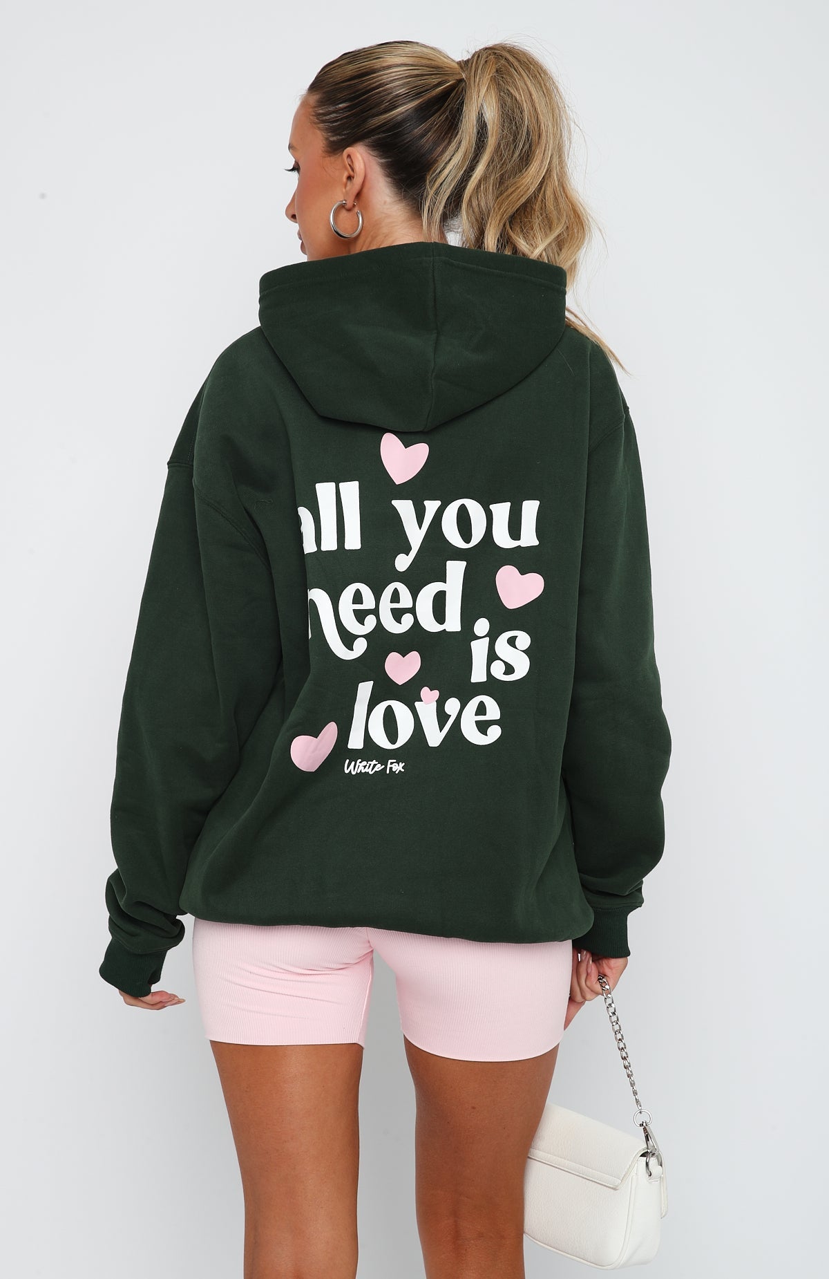 All You Need Love Forest Green Hoodie