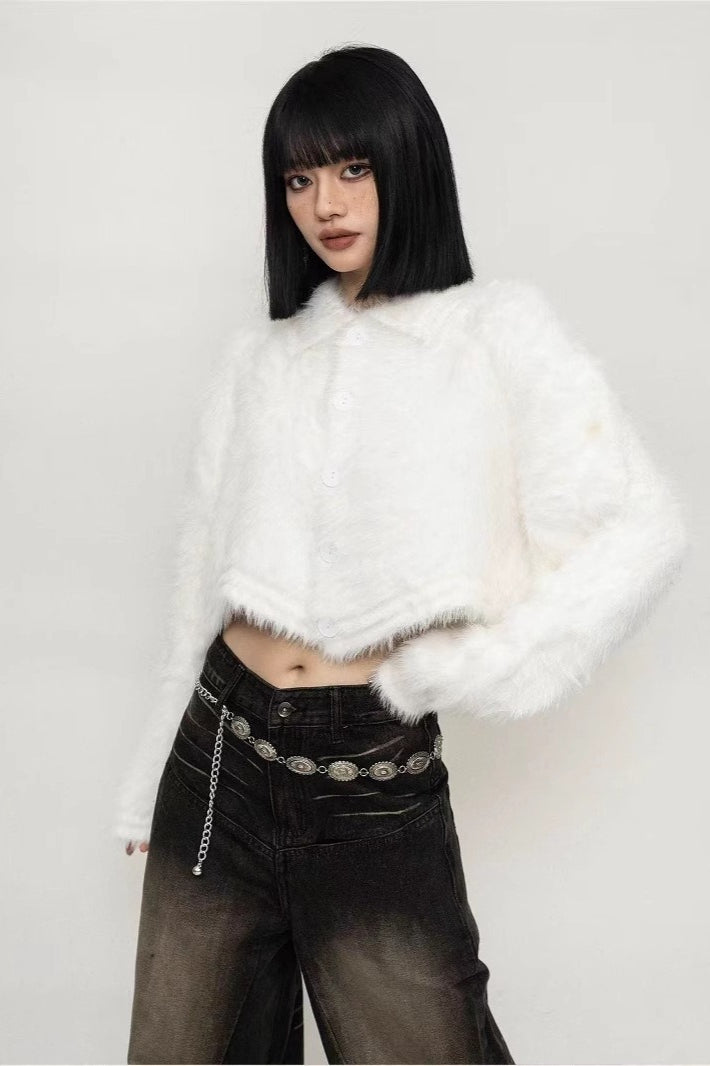 Alluring Short Knit Sweater