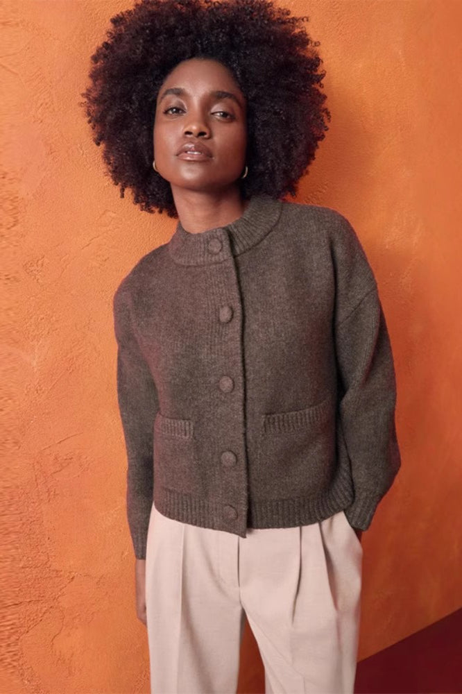 Trendy Knit Cardigan Sweater