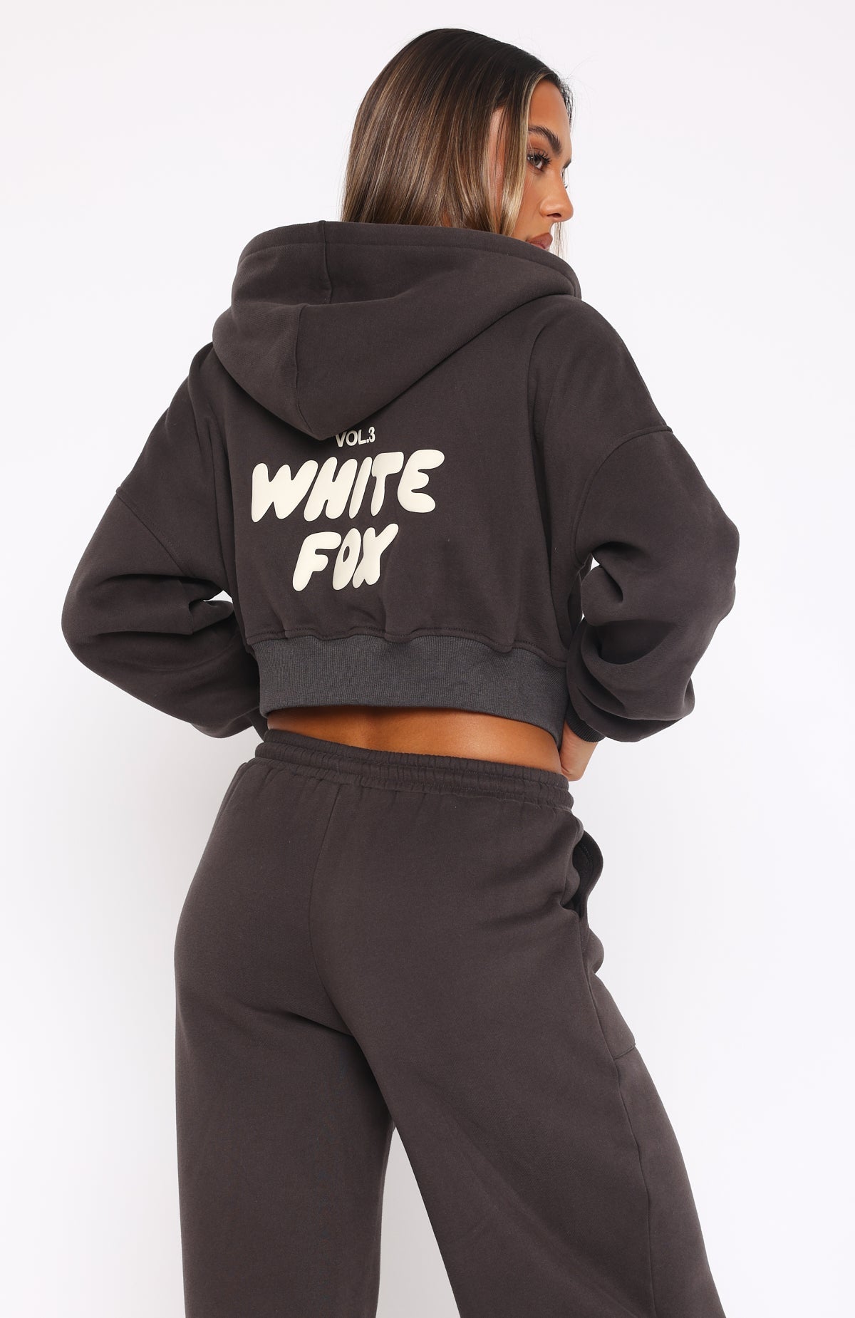 Offstage Cropped Zip Shadow Hoodie