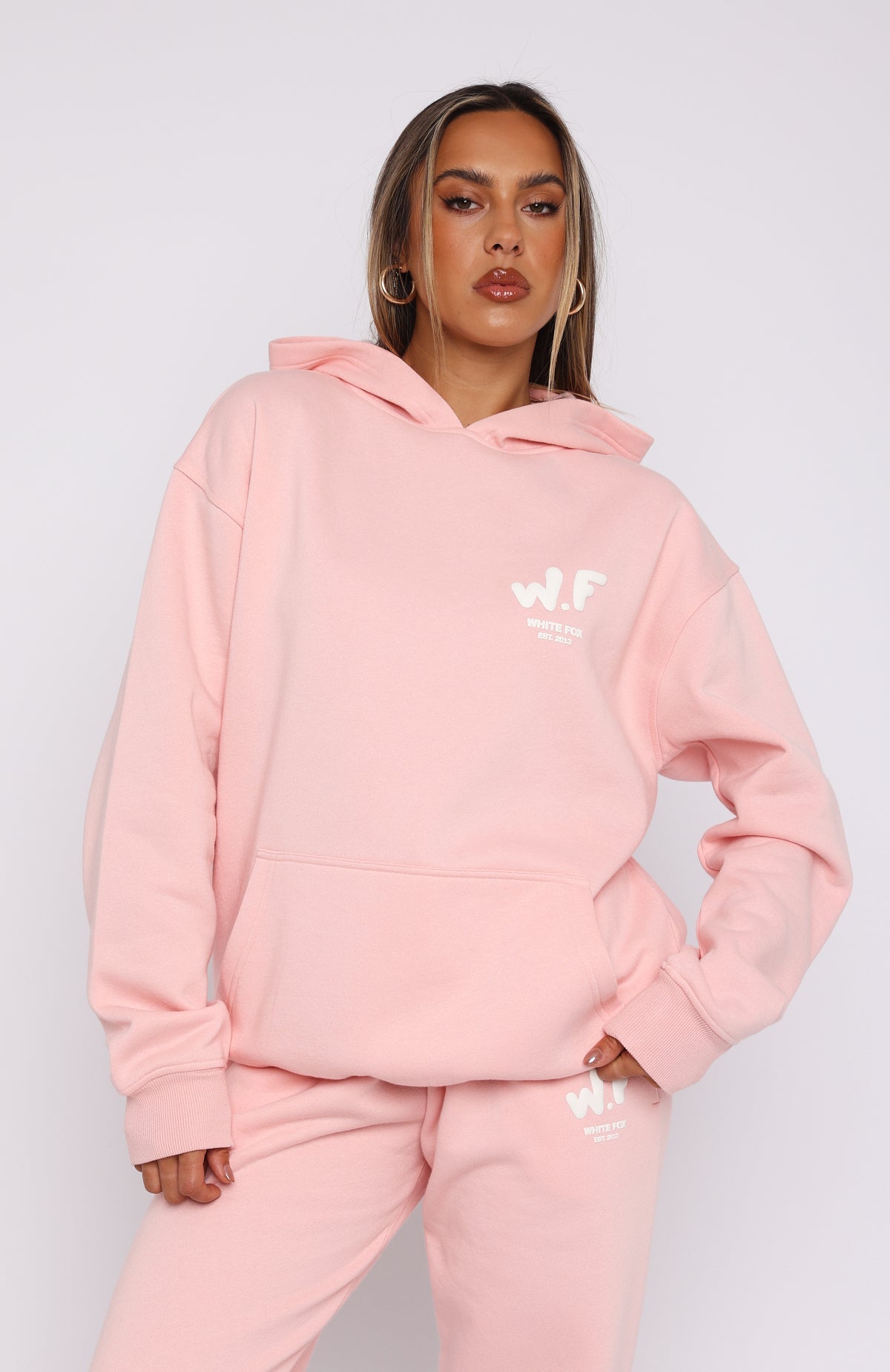 New Standard Oversized Pink Hoodie