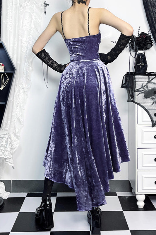 Dark Elegant Purple Gothic Dress