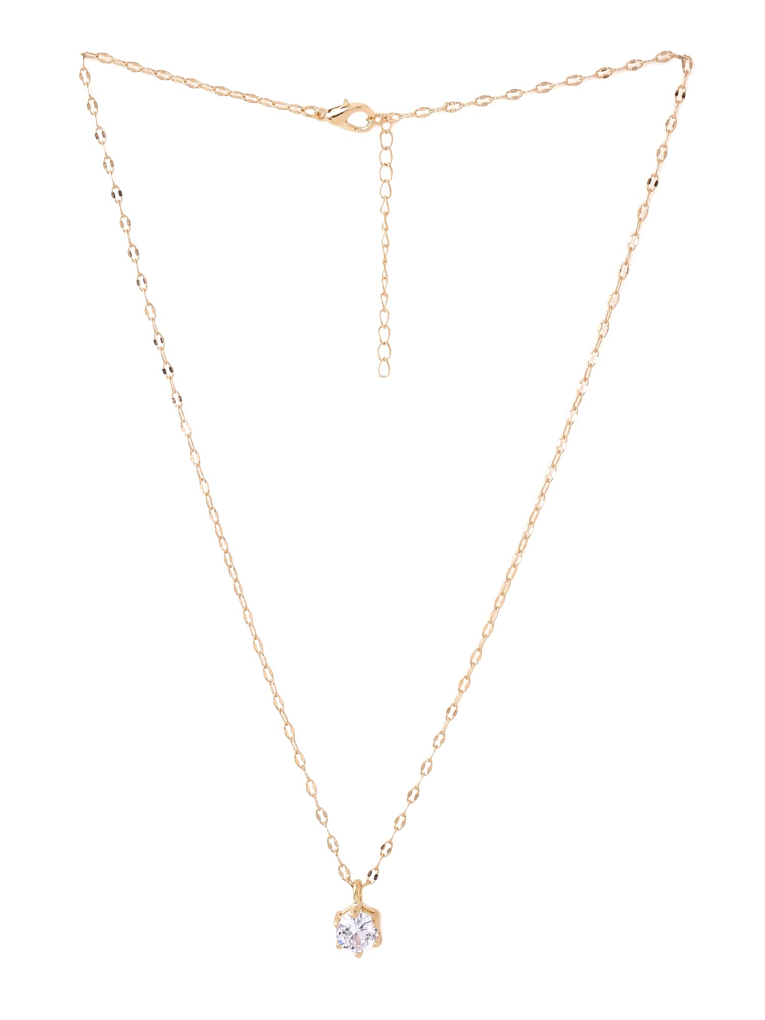 Crystal Charm Combo Pendant Necklace