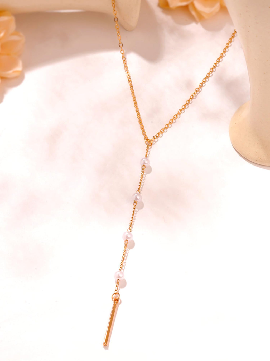 Pearl Fashion Gold Plated Choker Necklace