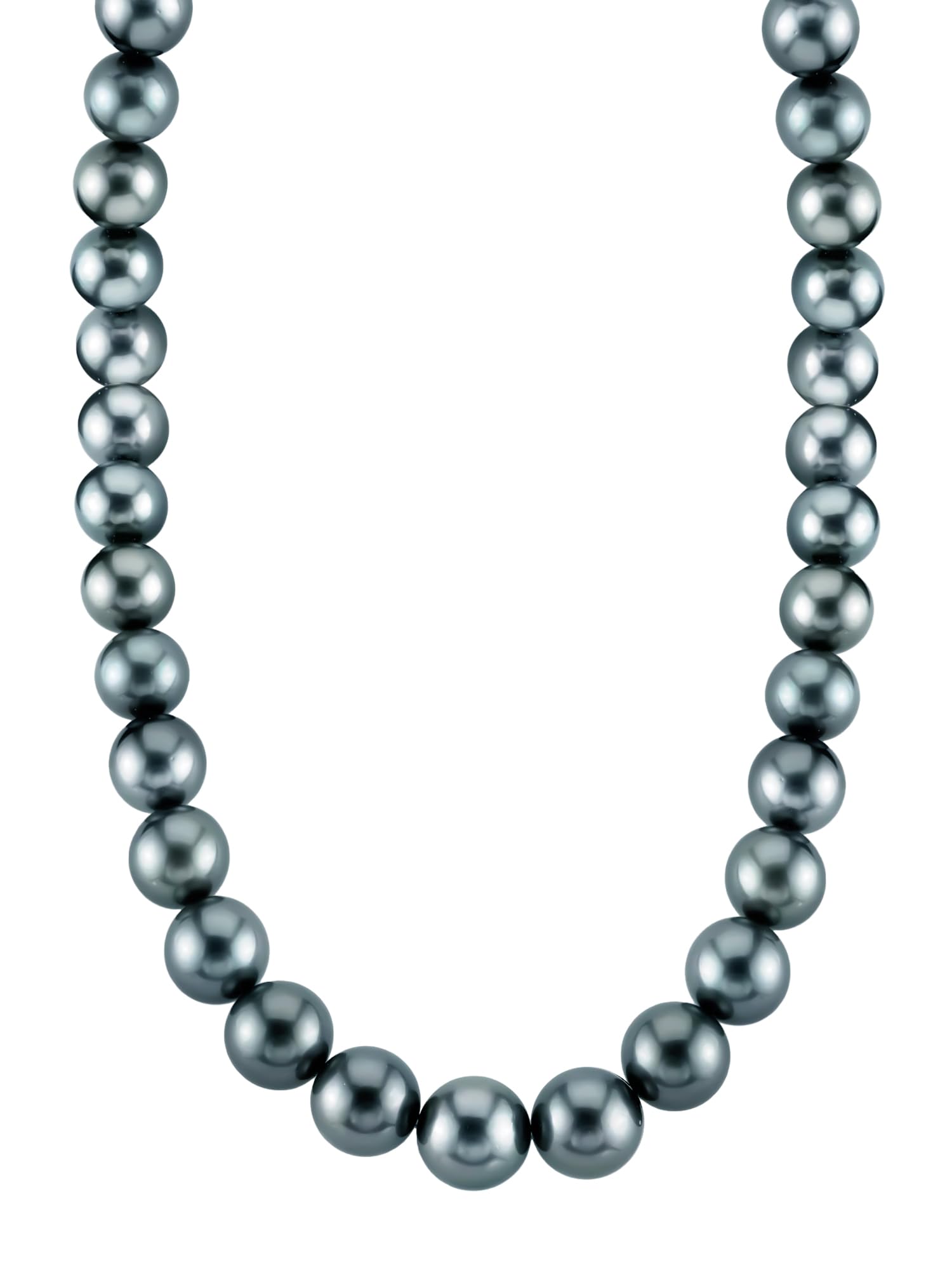 Grey Pearl Statement Choker Necklace