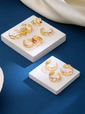 Gold Plated Toe Ring 10 Pcs Combo Ring