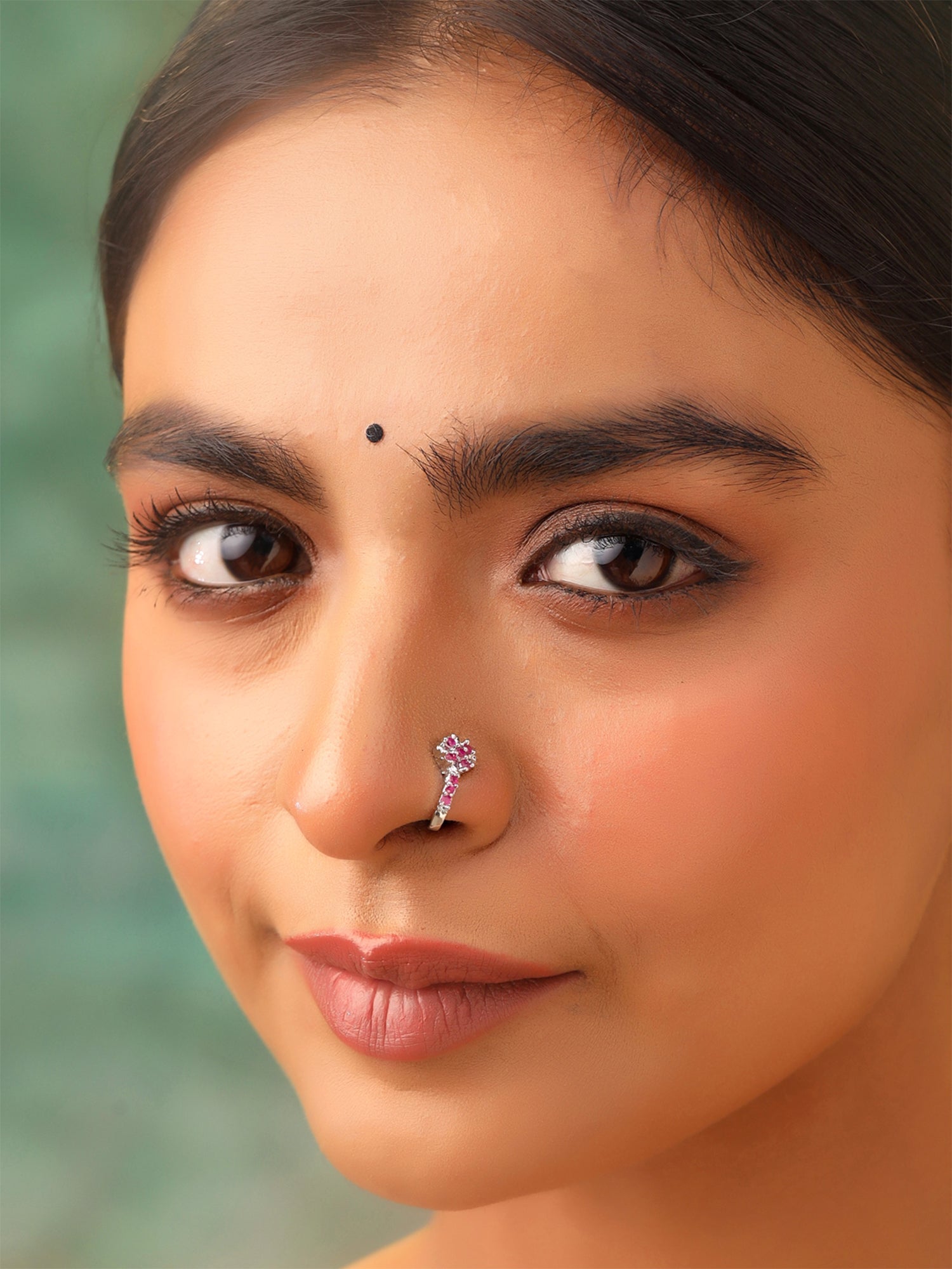 Gold Silver Plated Nose Clip Ring