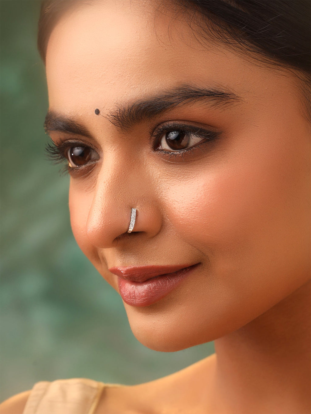 Gold Silver Plated Nose Clip Ring