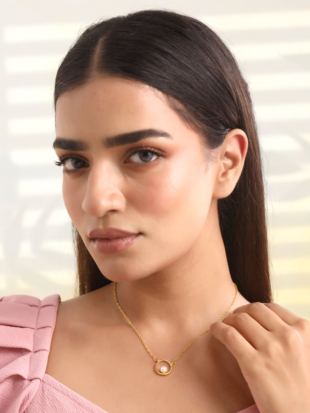 Crystal Charm Combo Pendant Necklace