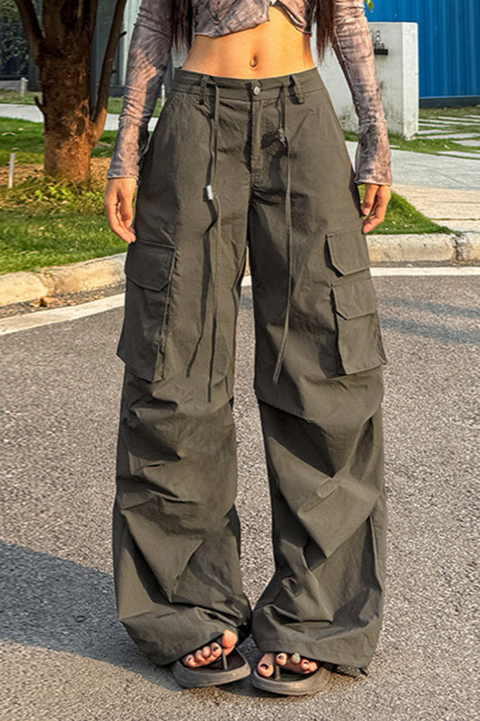 Army Green High-Rise Pant