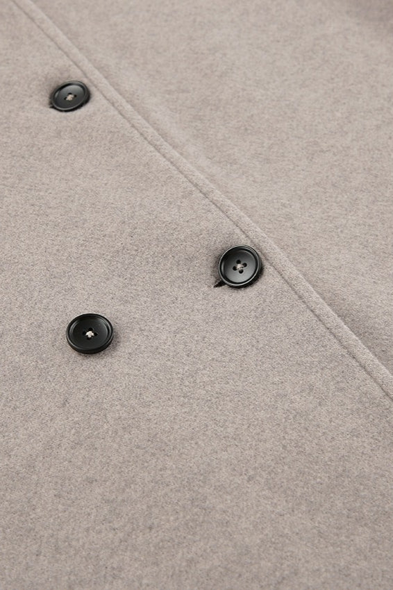 Retro Style Woolen Office Coat
