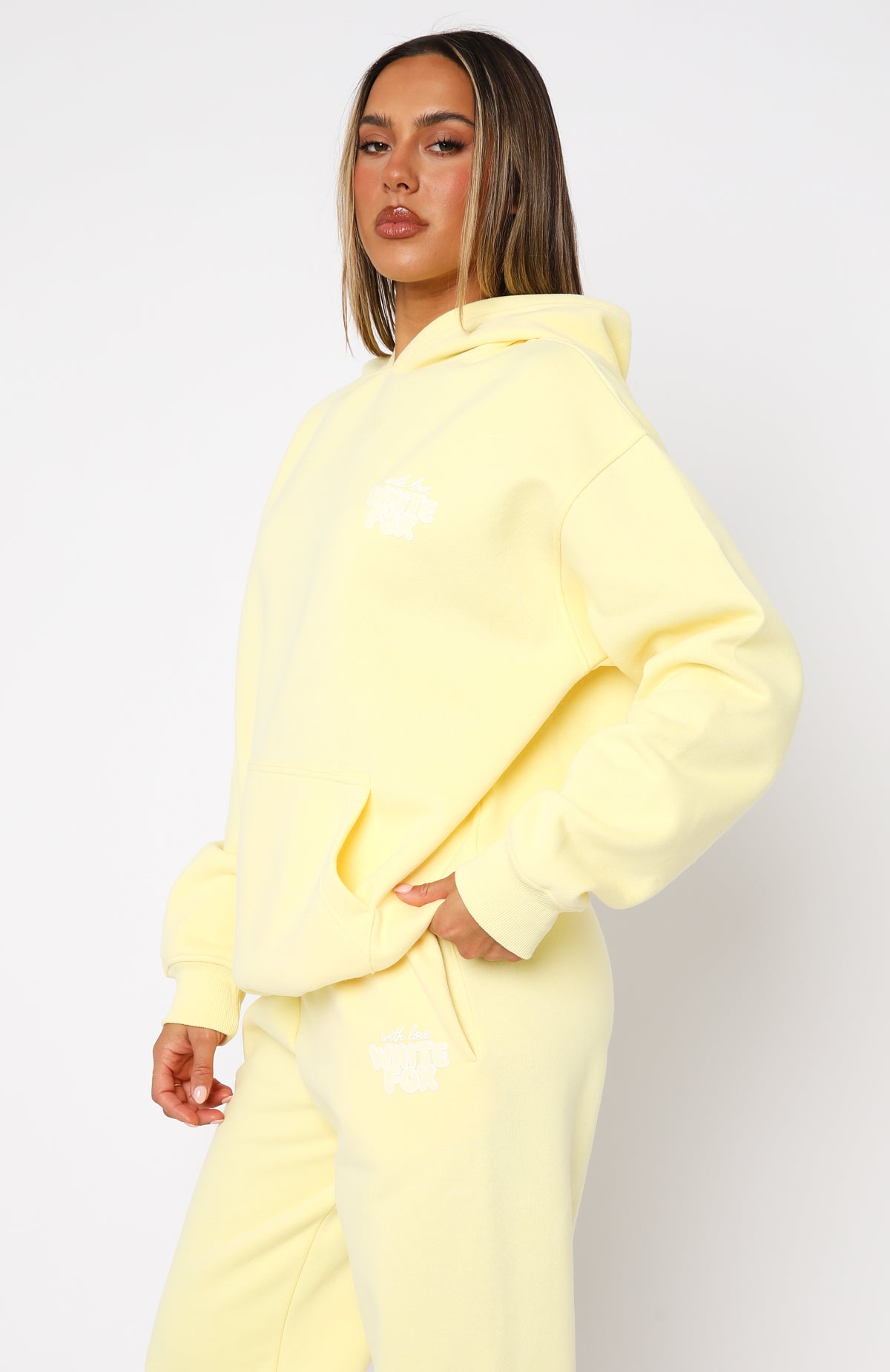 With Love Always Oversized Lemon Hoodie