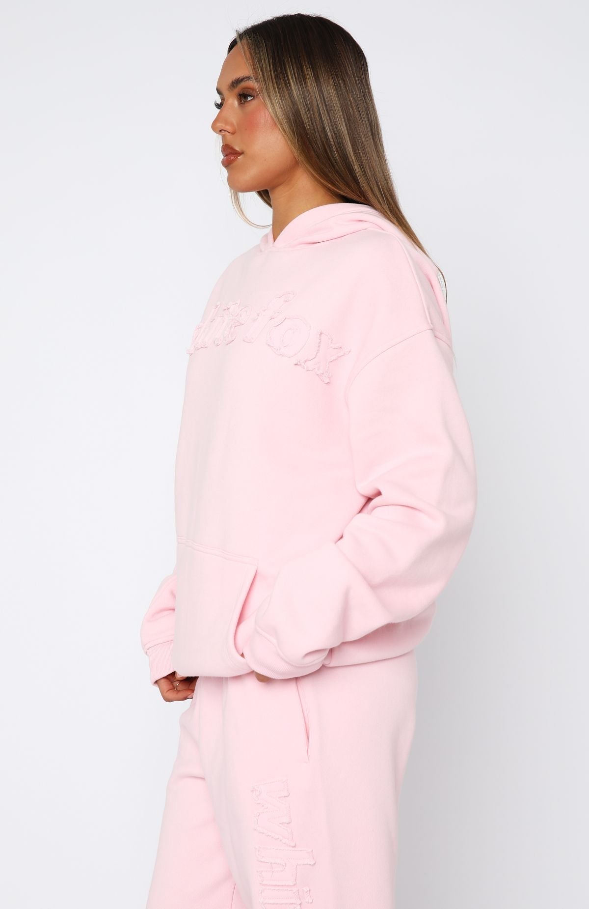 From Archives Lexi Oversized Pink Hoodie