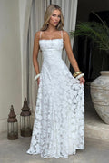 Chiffon Open Back Elegant Maxi Dress