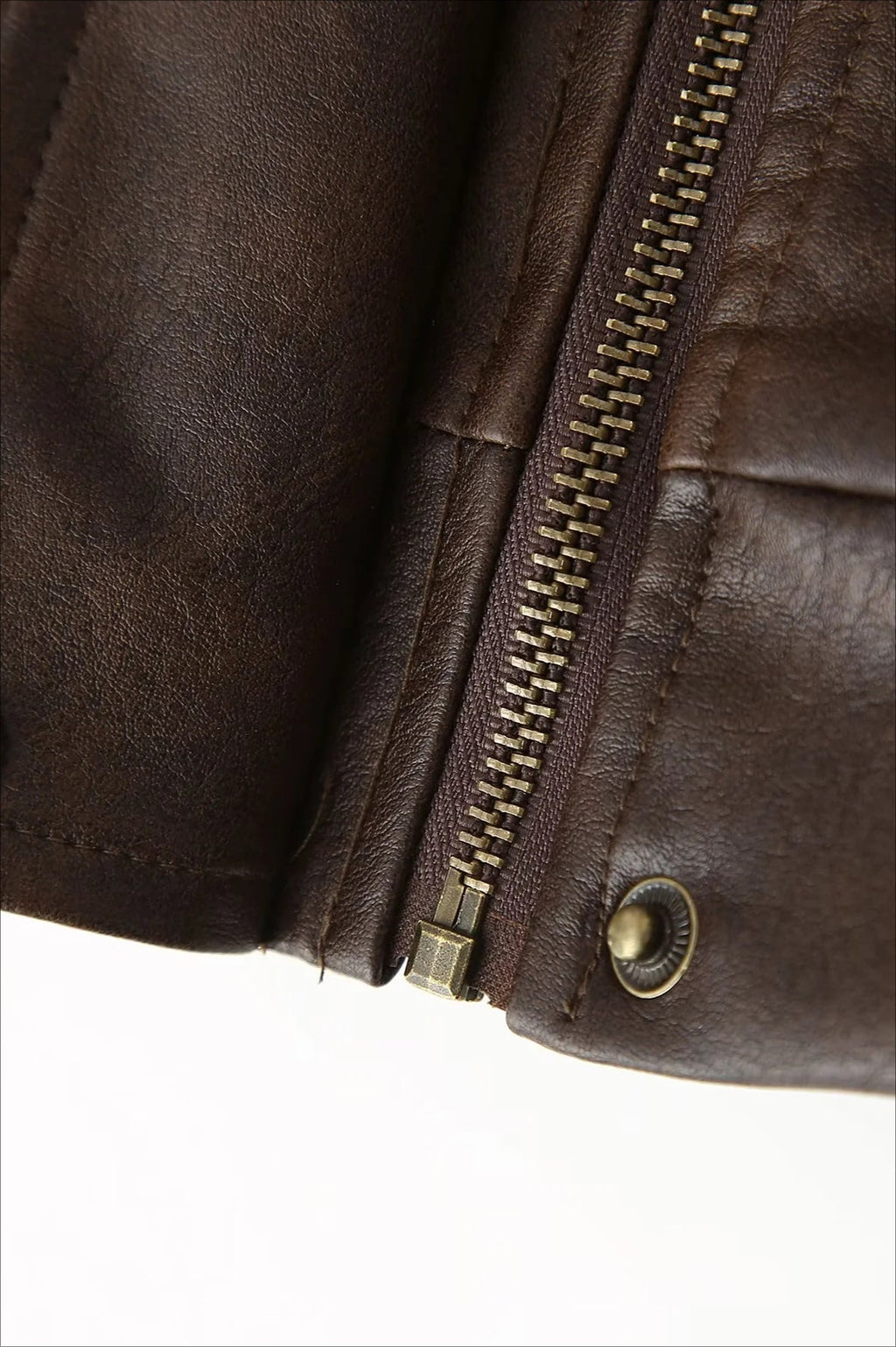 Retro Modern Oversized Leather Coat