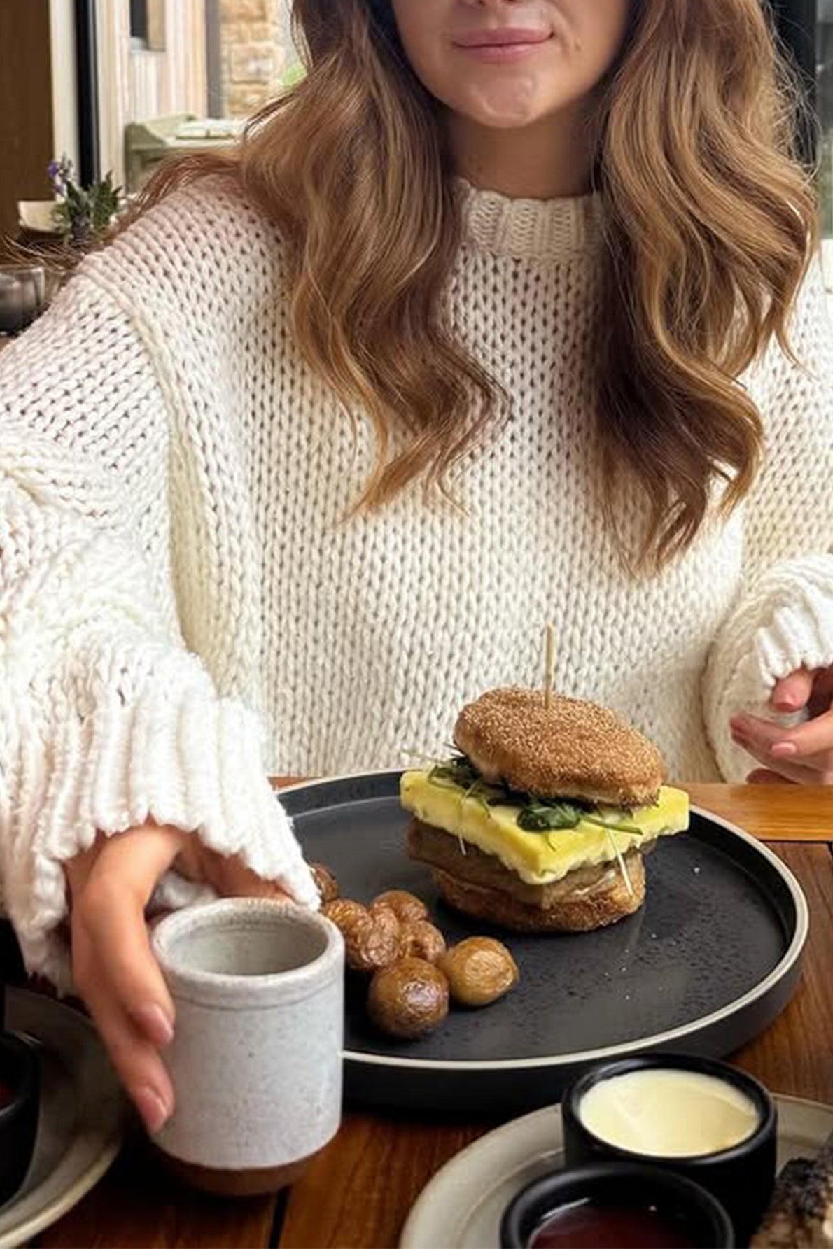 Basic Crew Neck Layered Sweater