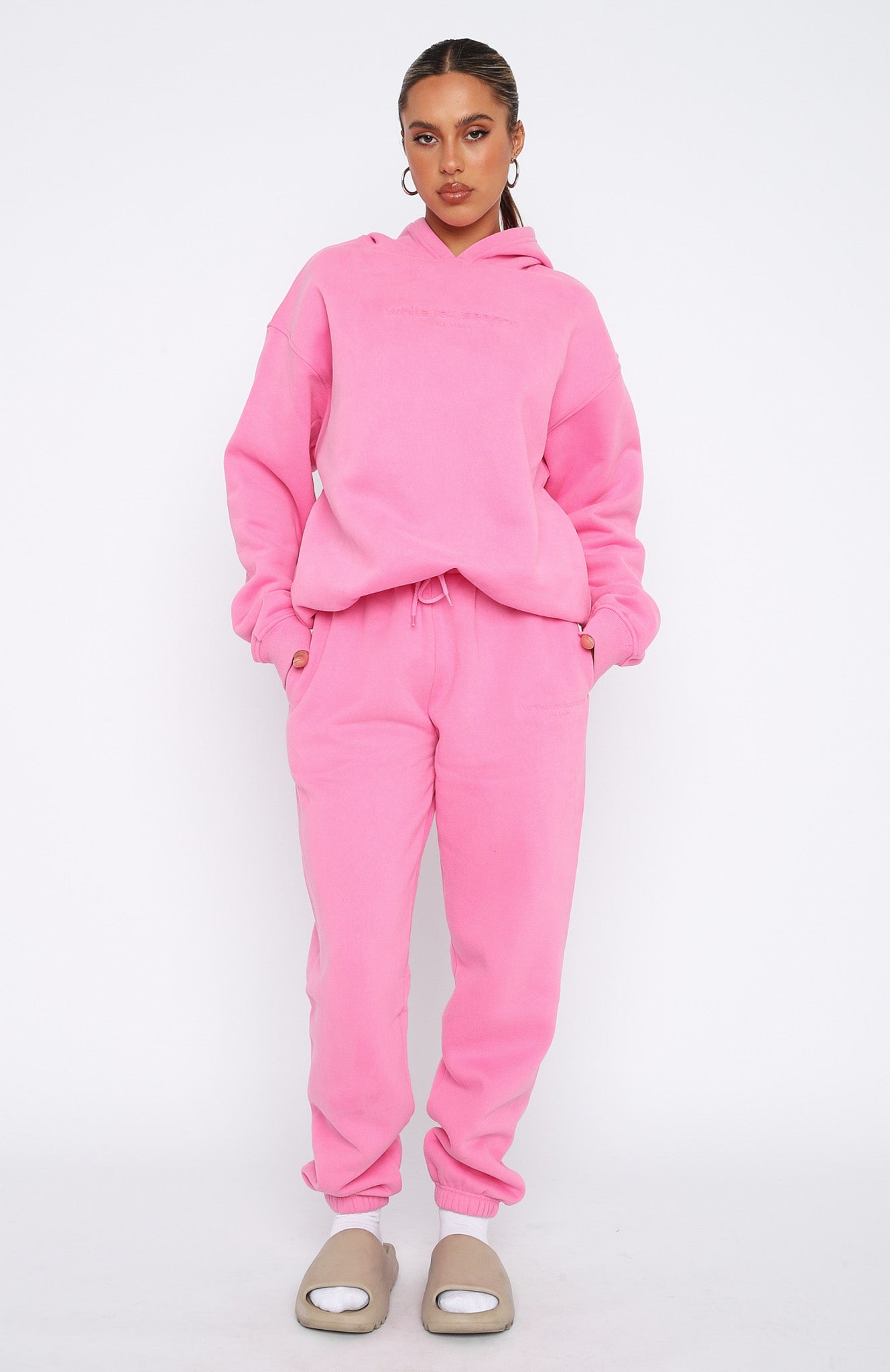 Future Forward Oversized Candy Pink Hoodie