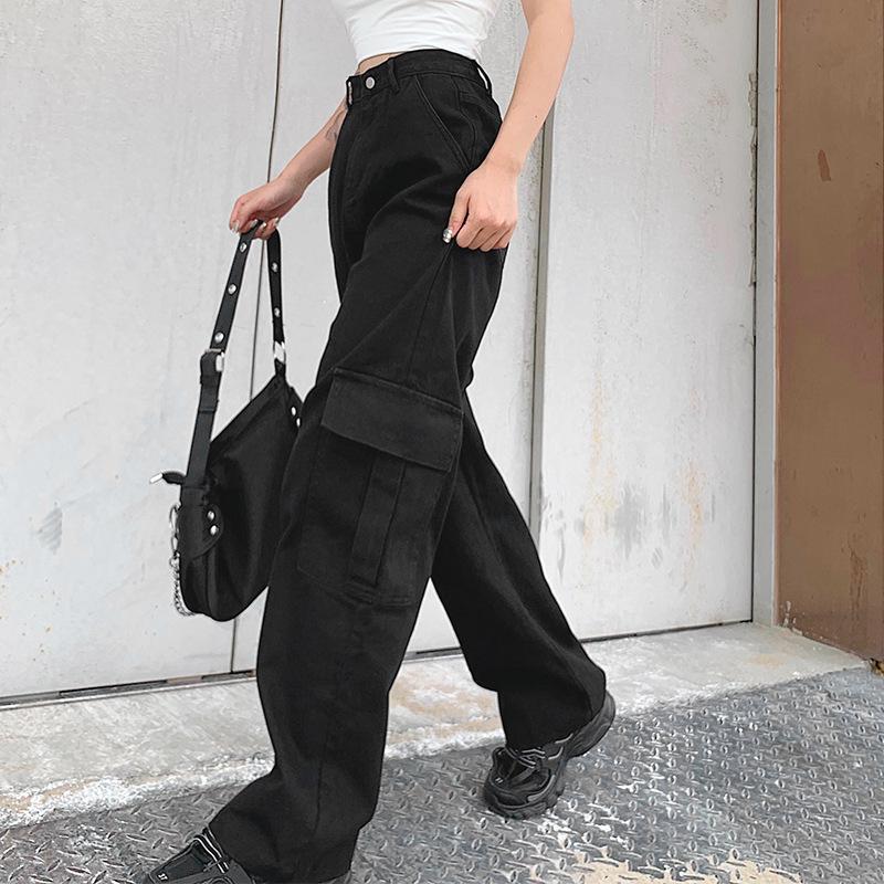 Mid Rise Trendy Cargo Loose Fit Jean