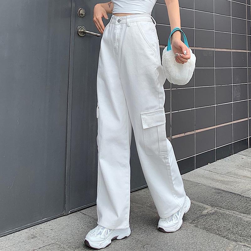 Mid Rise Trendy Cargo Loose Fit Jean