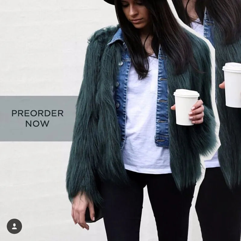 Cozy Thick Plush Warm Coat