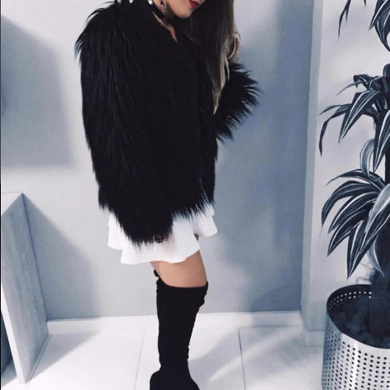 Cozy Thick Plush Warm Coat