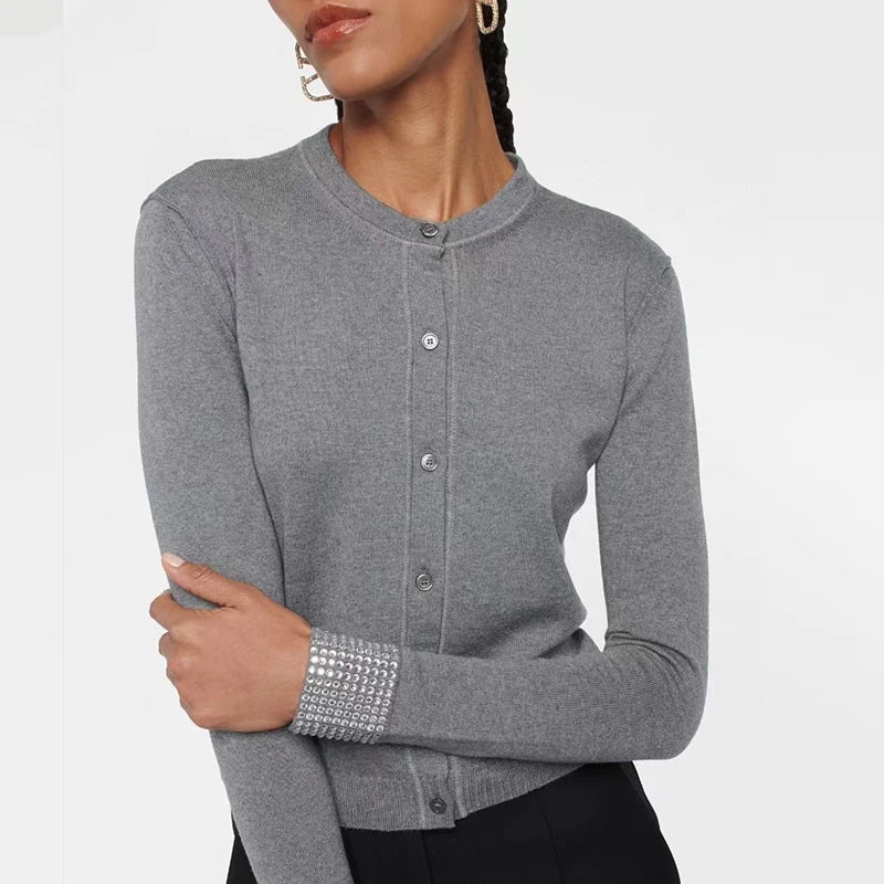 Wool Cuff Y2K Knit Style Sweater