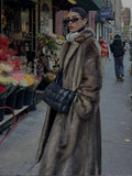 Cozy Lapel Long Winter Coat
