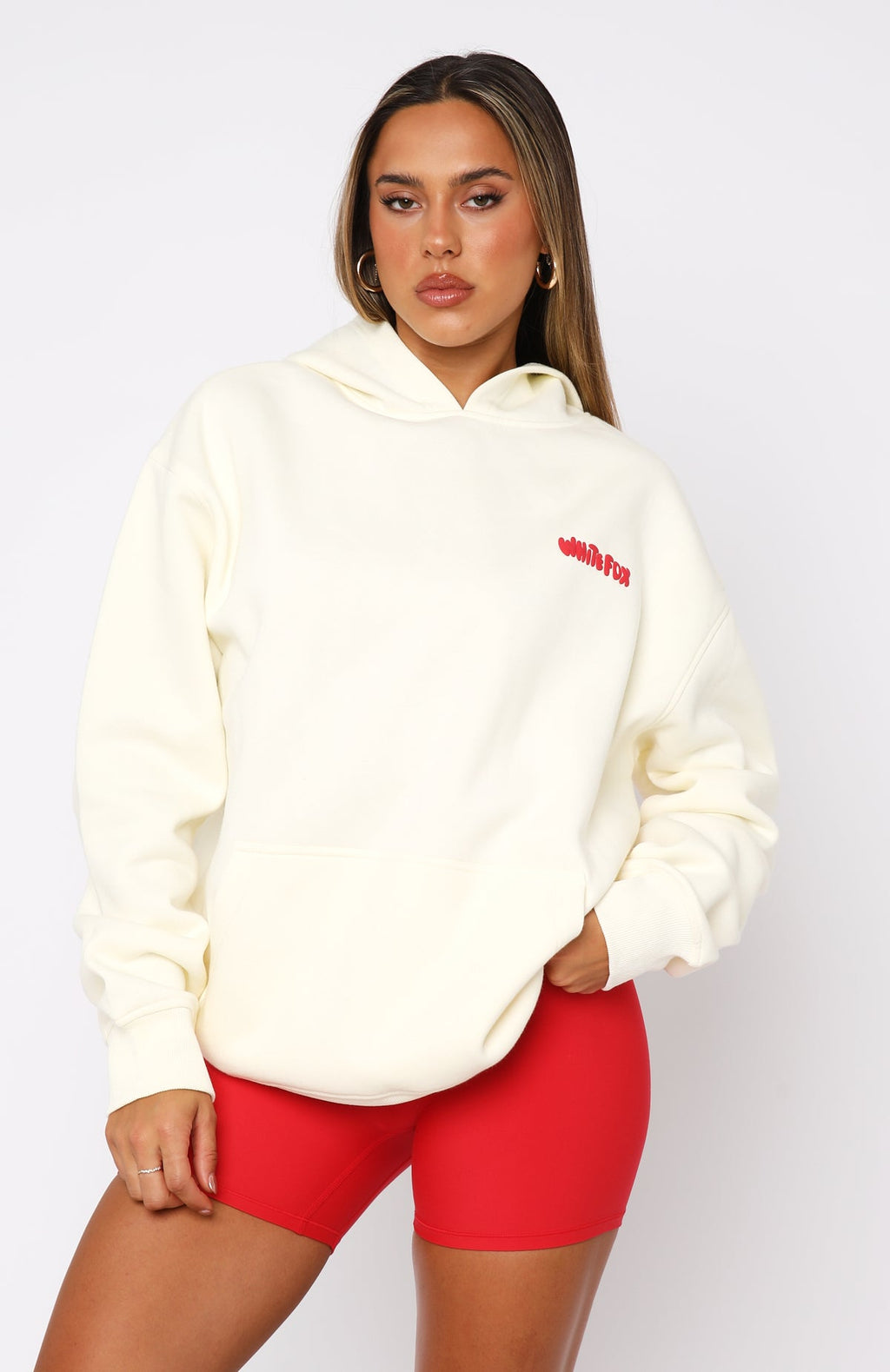 Best Life Oversized Cream Hoodie
