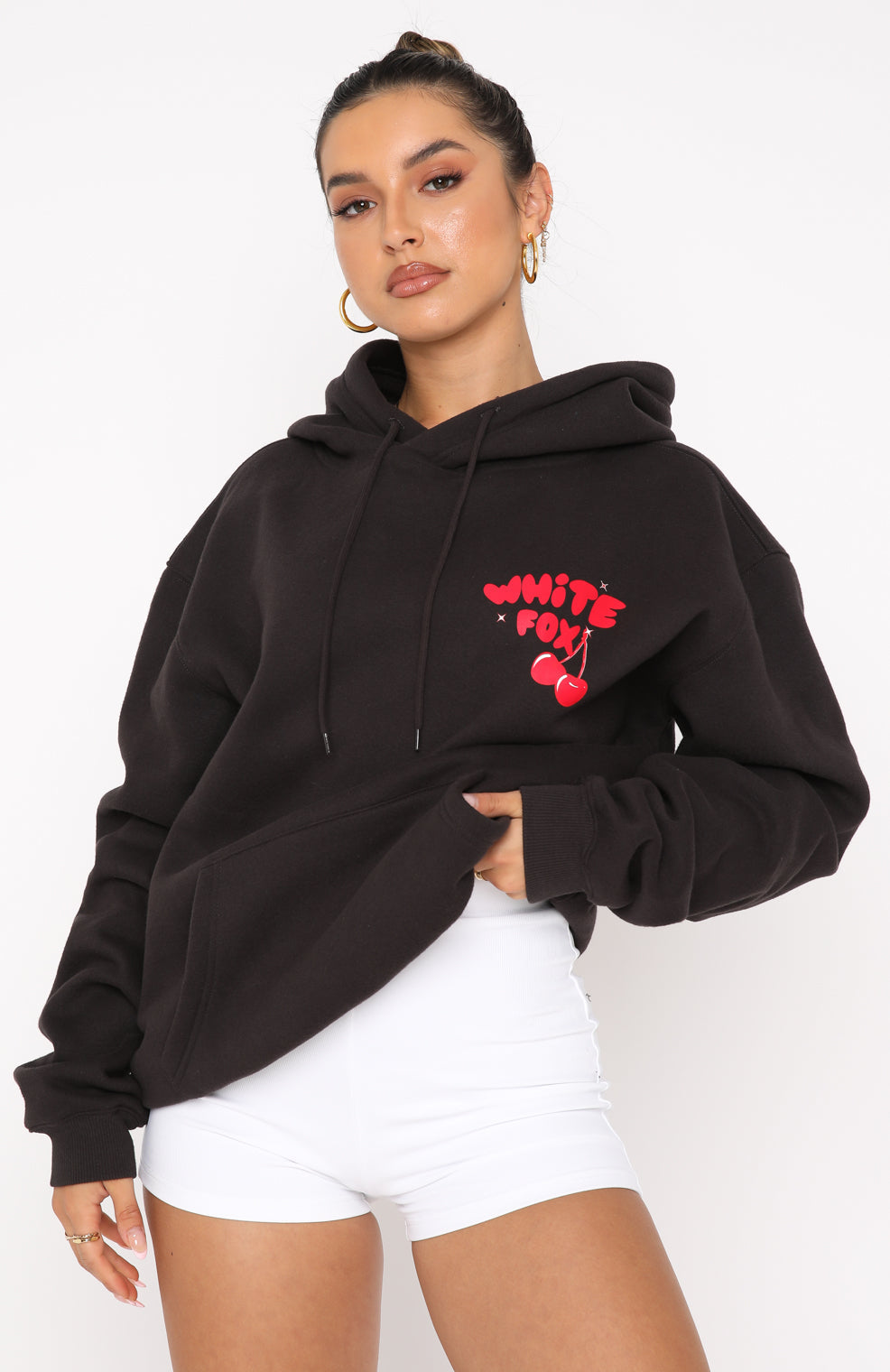 Don’t Waste Time Charcoal Hoodie