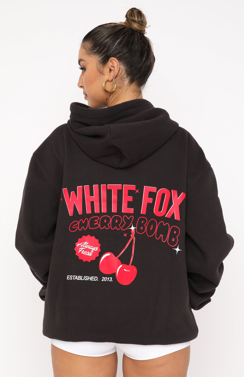 Don’t Waste Time Charcoal Hoodie