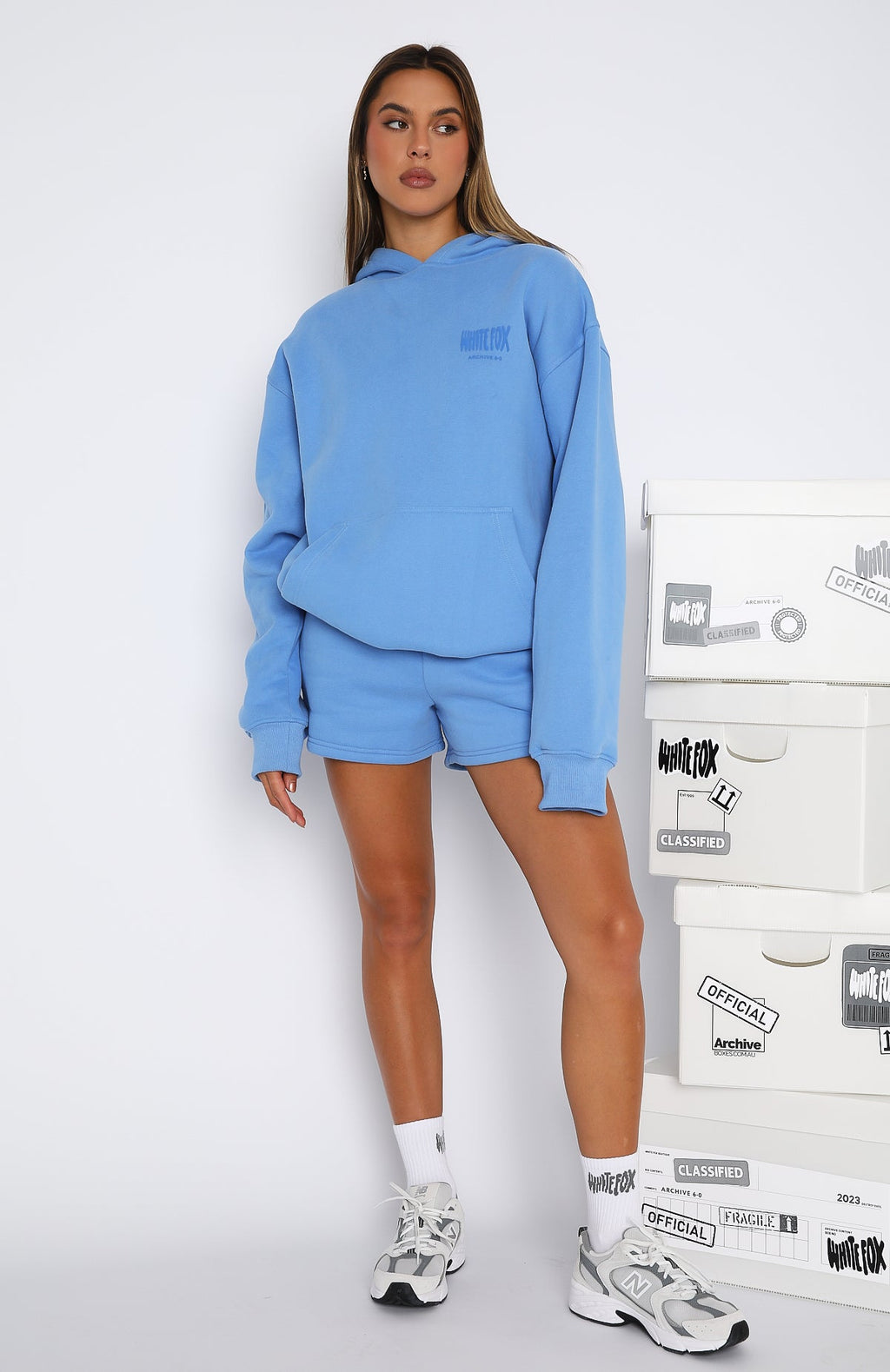 Archive 6.0 Oversized Blueberry Hoodie