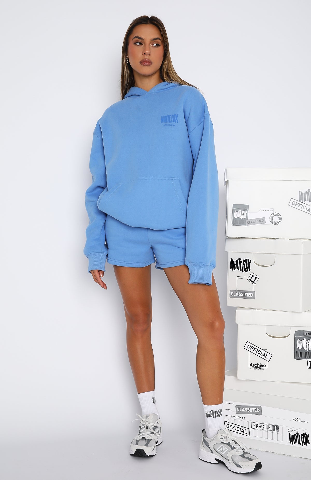 Archive 6.0 Oversized Blueberry Hoodie
