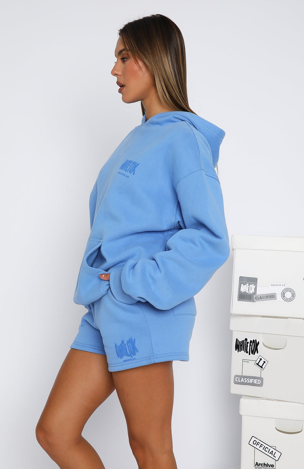 Archive 6.0 Oversized Blueberry Hoodie