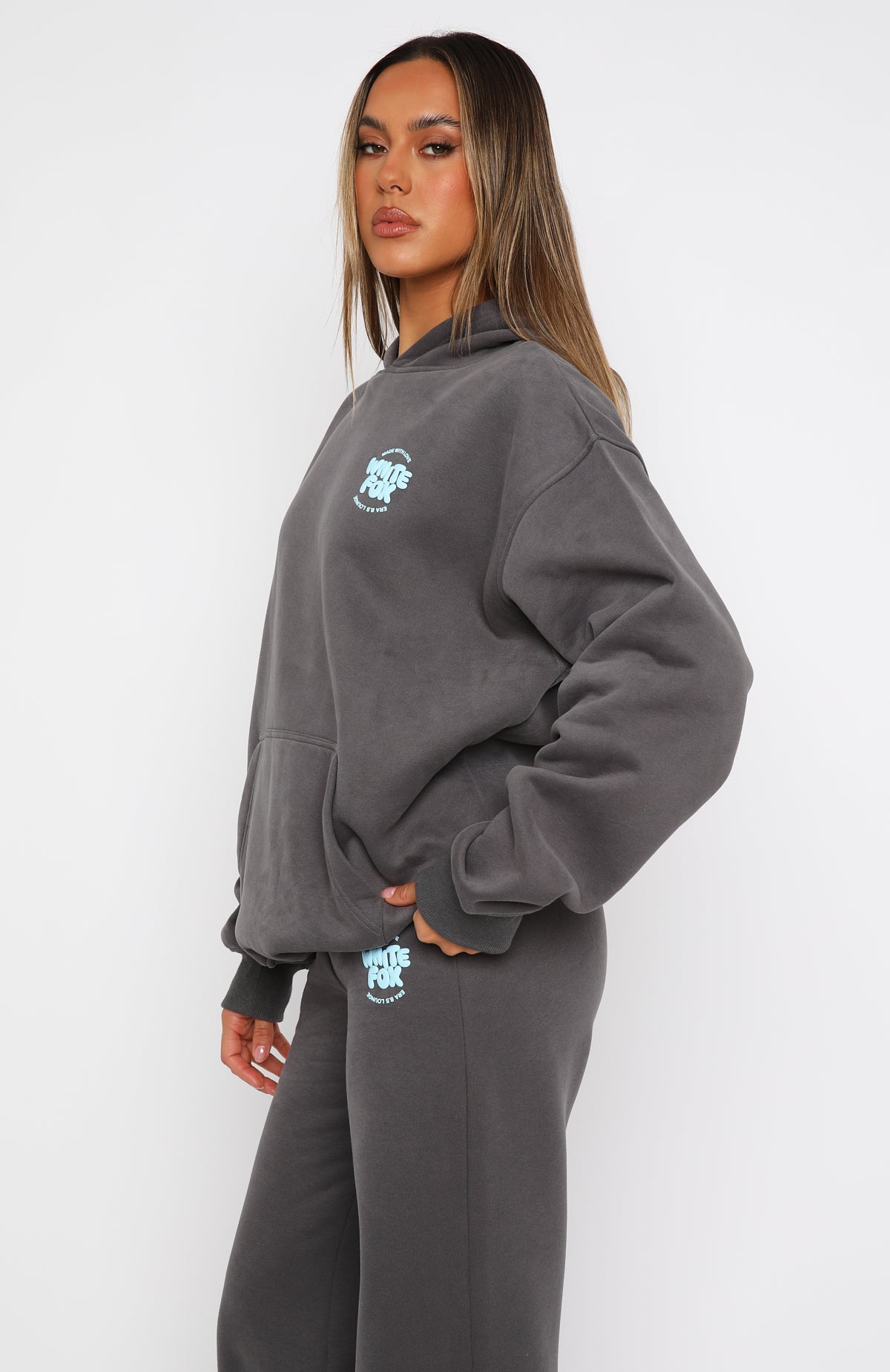 With Love Oversized Volcanic Hoodie