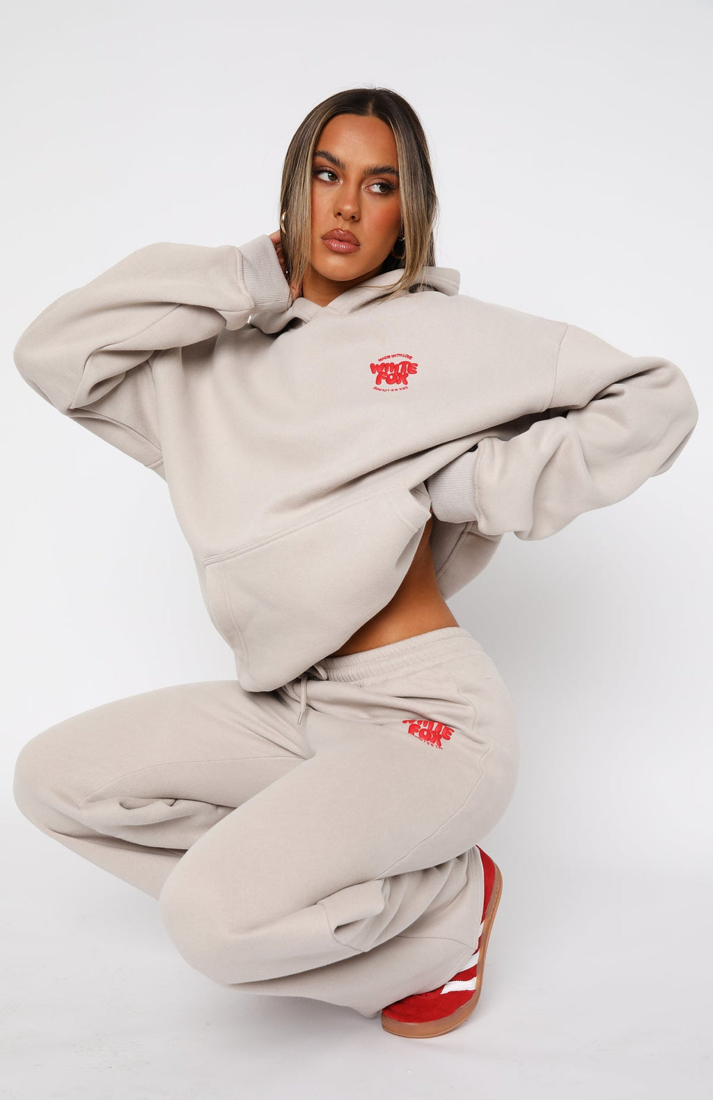 With Love Oversized Moon Hoodie