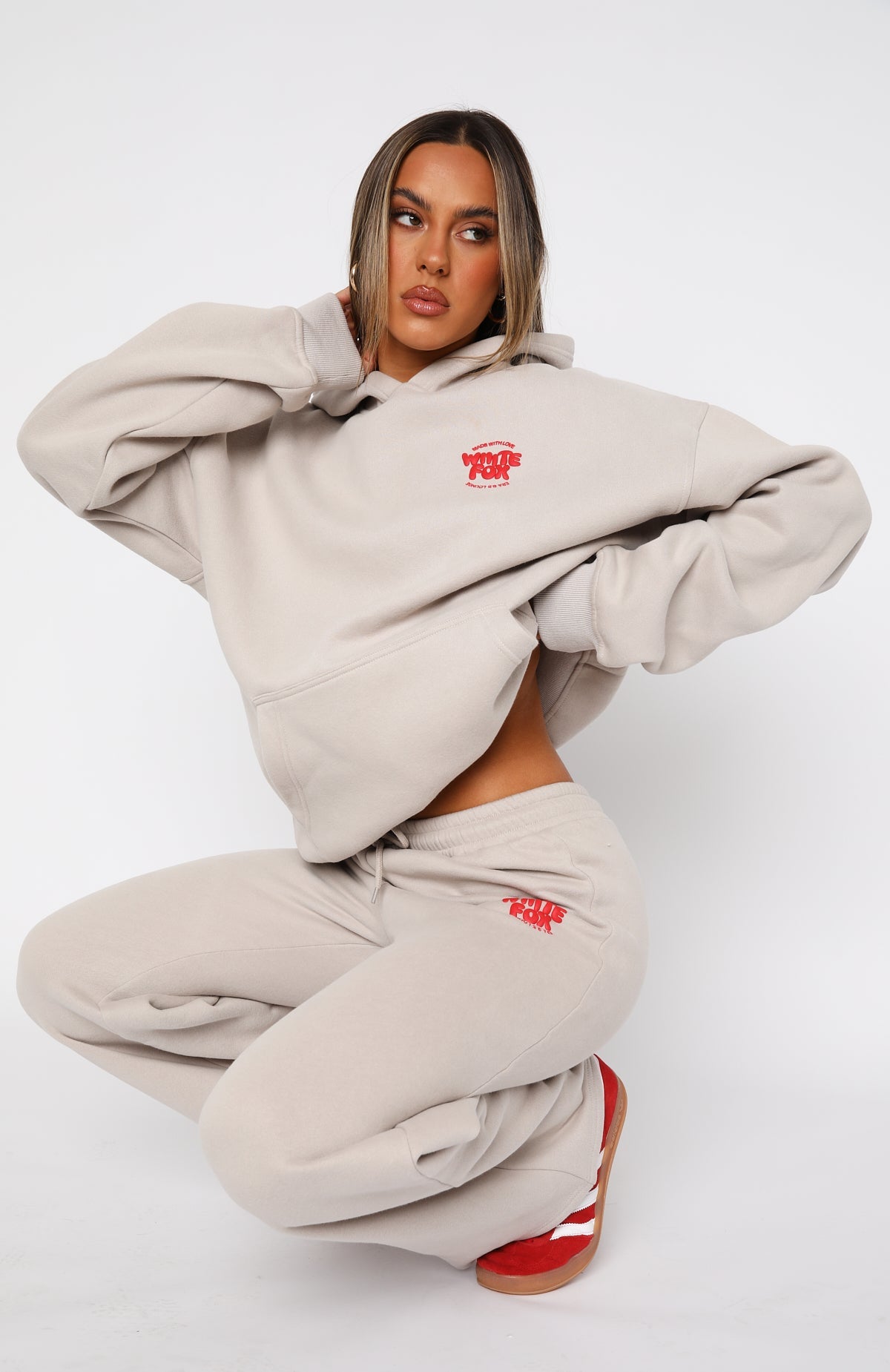 With Love Oversized Moon Hoodie