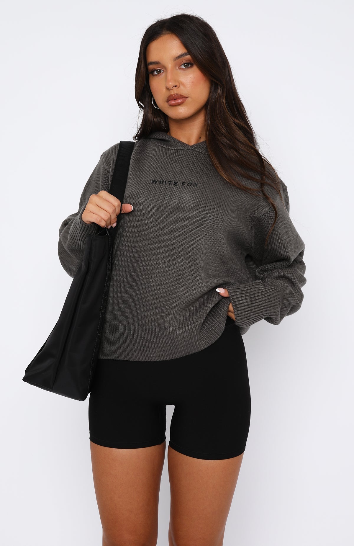 Cool Knit Charcoal Hoodie