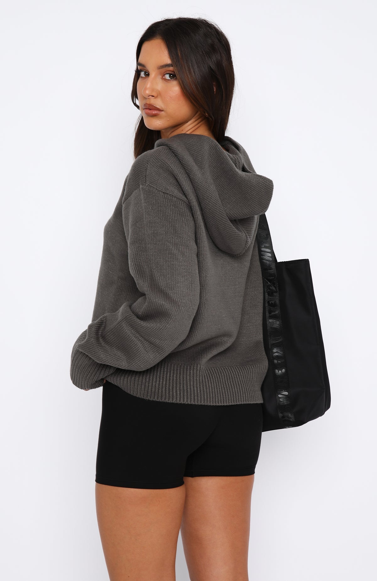 Cool Knit Charcoal Hoodie