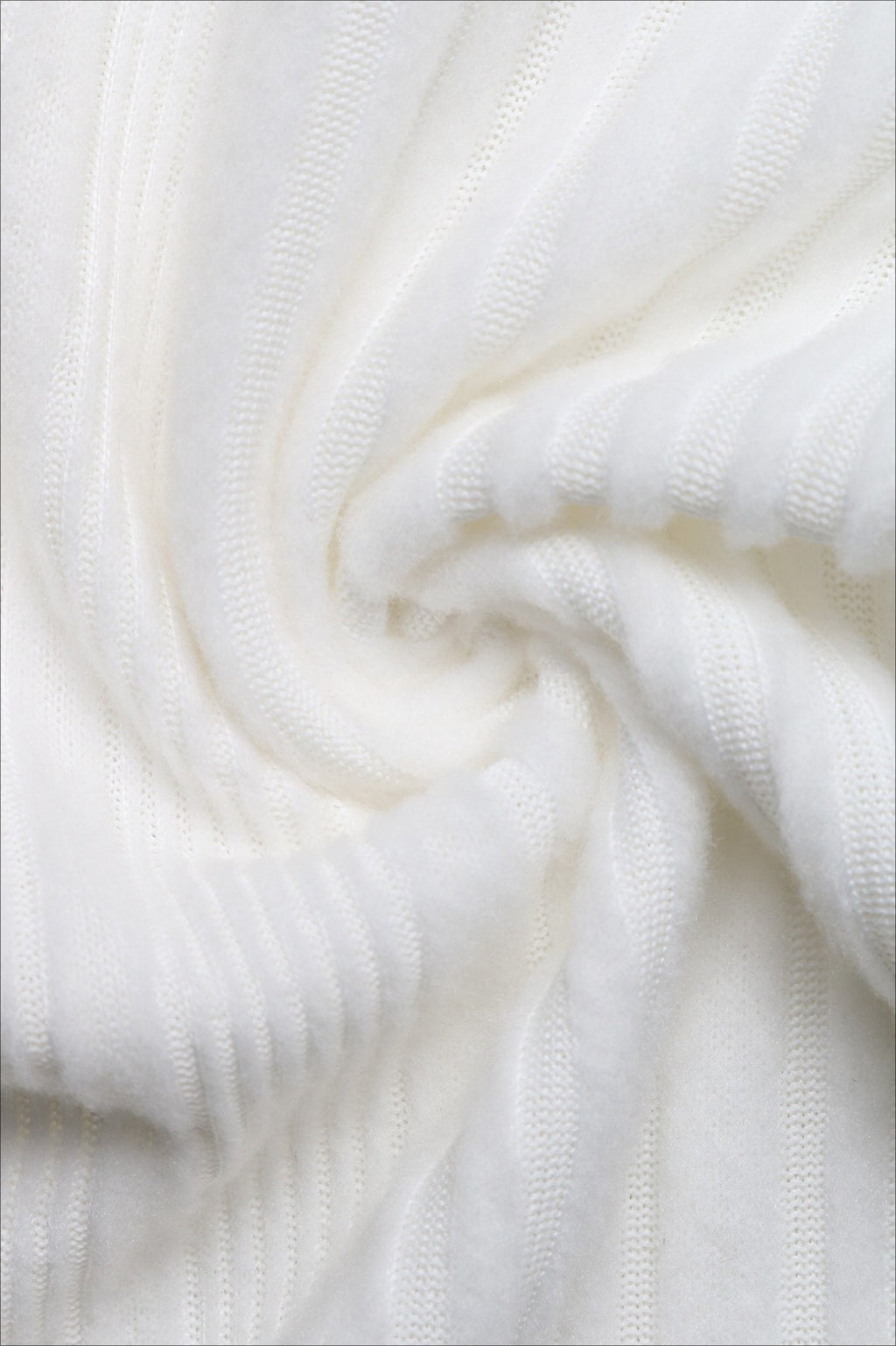 Textured Off Shoulder Fitted Sweater
